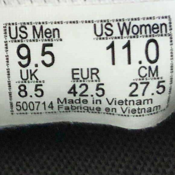 Vans, Off The Wall, Classic, Slip-On Checkerboard, Canvas Sneakers, Size 9.5 - Picture 12 of 15